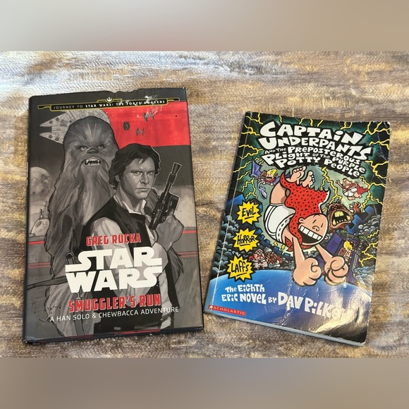 Other - Star Wars and Captain Underpants Books